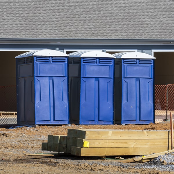 do you offer hand sanitizer dispensers inside the porta potties in Crescent